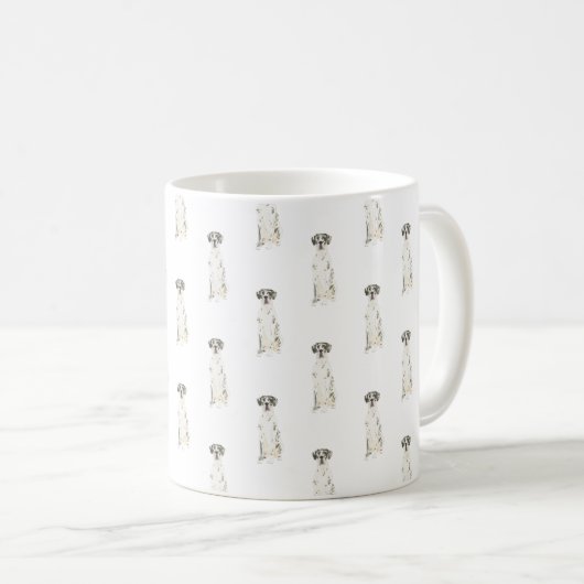 Mug Great Dane (Arlequin) (Devant droit)