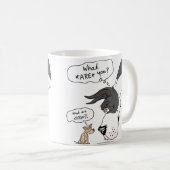 Mug Great Dane & Chihuahua Mantle (Devant droit)