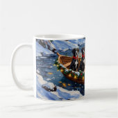 Mug Great Dane Christmas Boat Holiday (Gauche)