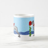 Mug Great Dane Christmas Mail Black UC (Centre)
