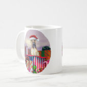 Mug Great Dane Christmas Surprise Brindle (Devant gauche)