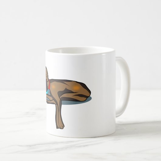 Mug Great dane dormant sur le sofa (Devant droit)