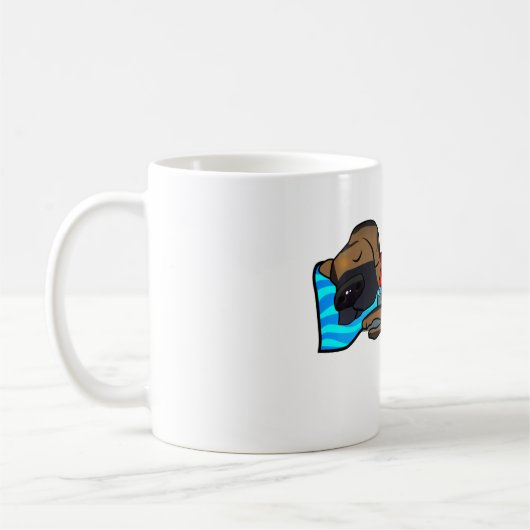 Mug Great dane dormant sur le sofa (Gauche)