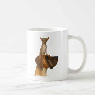 Mug Great dane et chiwawa
