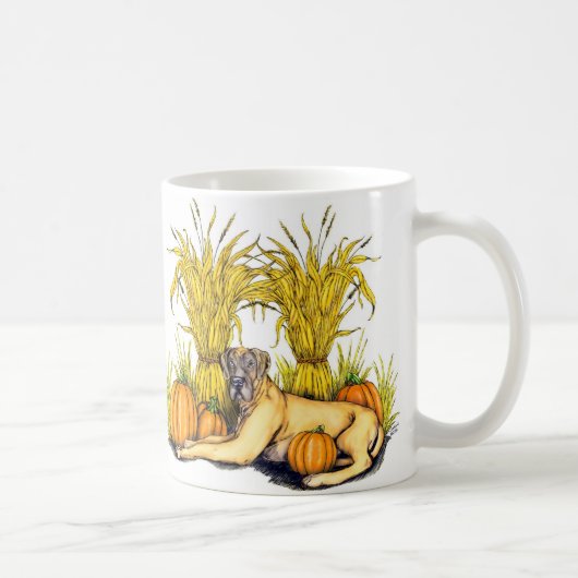 Mug Great Dane Fawn Harvest UC (Droite)