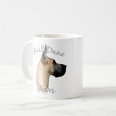 Mug Great Dane (fawn) Maman 2 (Devant gauche)
