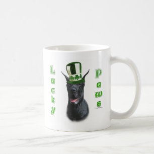 Mug Great Dane Lucky Paws; St. Patty's Day Great Dane
