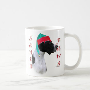 Mug Great Dane (manteau) Père Noël Paws