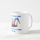 Mug Great dane se penchant sur vous (Devant droit)