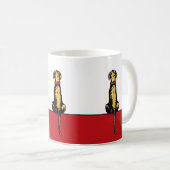 Mug Great Dane Sit Brindle UC (Devant droit)