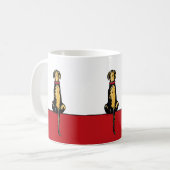 Mug Great Dane Sit Brindle UC (Devant gauche)