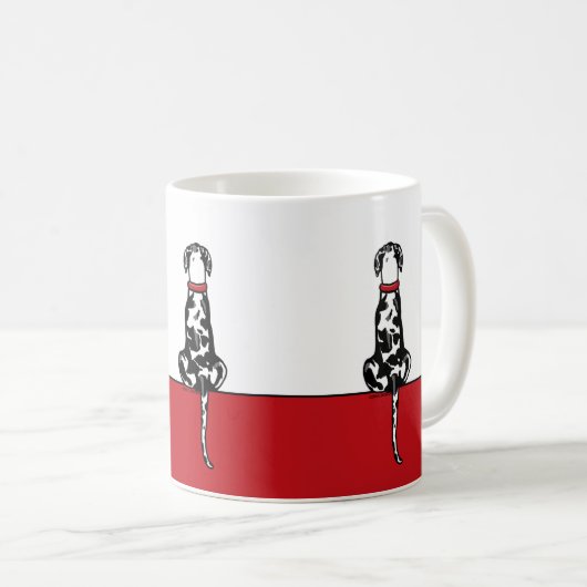 Mug Great Dane Sit Harle UC (Devant droit)