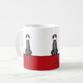 Mug Great Dane Sit Mantle UC (Devant gauche)