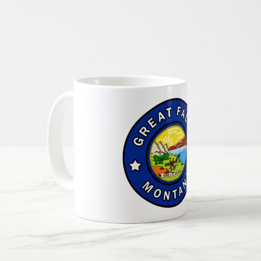 Mug Great Falls Montana (Devant gauche)