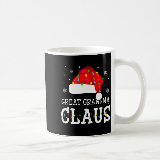 Mug Great Grandma Claus Cool Holiday Matching Pajamas  (Droite)