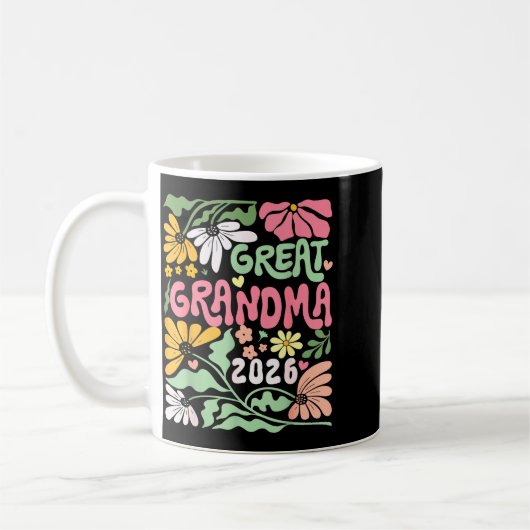 Mug Great Grandma Est. 2026 Promoted To Great Grandma (Gauche)