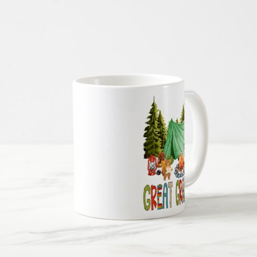 Mug Great Grandma Of The Happy Camper 1st Birthday Bea (Devant droit)