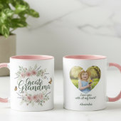 Mug Great Grandma Watercolor Floral