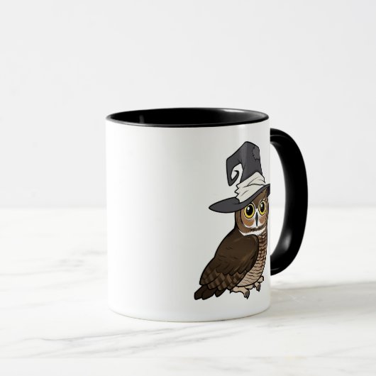 Mug Great Horned Owl Witch! (Devant droit)