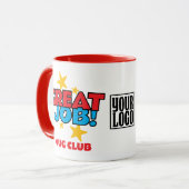 Mug Great job club employee appreciation recognition (Devant gauche)
