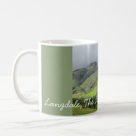 Mug Great Langdale Valley, Lake District, Angleterre (Gauche)