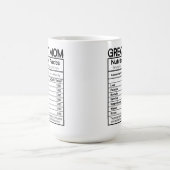 Mug Great Mom Nutritional Facts (Centre)