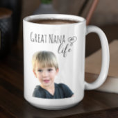Mug Great Nana Life Customize Photo