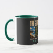 Mug Great Ocean Road Australia Landmarks Illustration (Gauche)