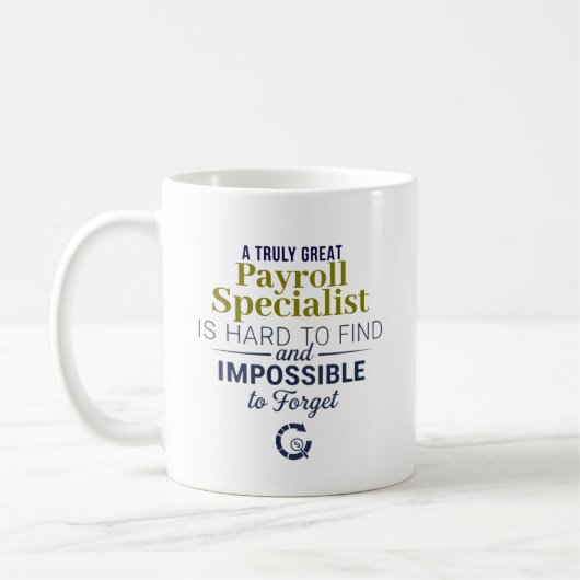 Mug Great Payroll Specialist Personalized Name Gift (Gauche)