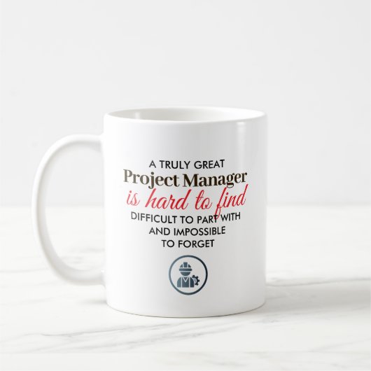 Mug Great Project Manager Personalized Name Gift (Gauche)