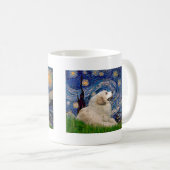 Mug Great Pyrenees 2 - Nuit étoilée (Devant droit)
