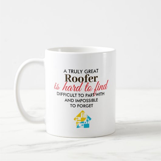 Mug Great Roofer Personalized Name Gift (Gauche)