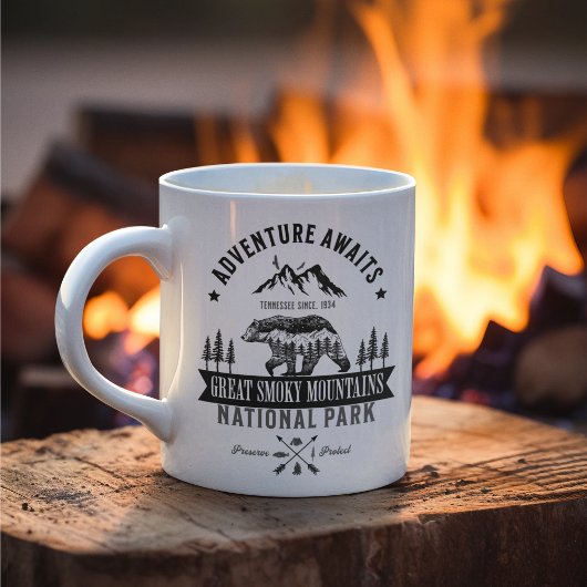 Mug Great Smoky Mountains Forest Landscape
