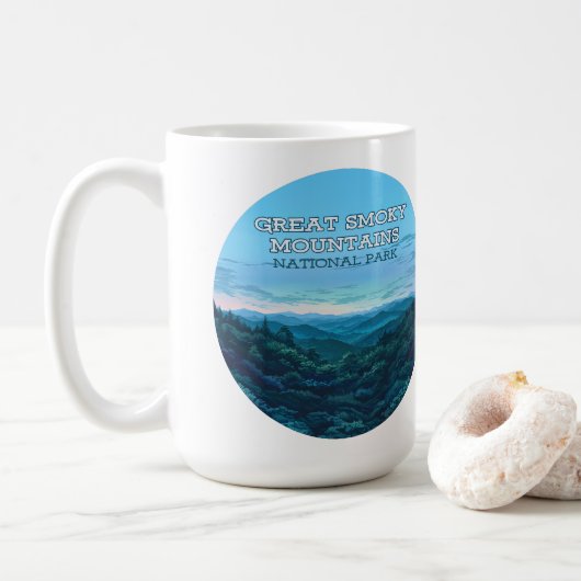 Mug Great Smoky Mountains National Park Tennessee (Avec donut)