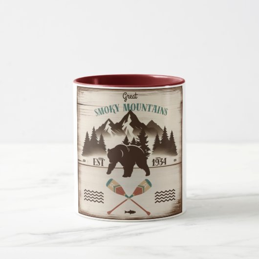 Mug Great Smoky Mountains, TN ours (Centre)