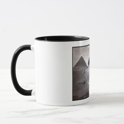 Mug Great Sphinx & Gizeh Pyramides Necropolis Egypte (Gauche)