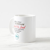 Mug Great Truck Driver Personalized Name Gift (Devant gauche)