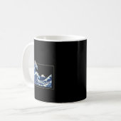 Mug Great Wave Off Kanagawa With The Aesthetic Kanji O (Devant gauche)