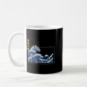 Mug Great Wave Off Kanagawa With The Aesthetic Kanji O (Gauche)