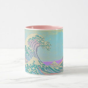 Mug Great Wave Pastel