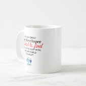 Mug Great Web Developer Personalized Name Gift (Devant gauche)