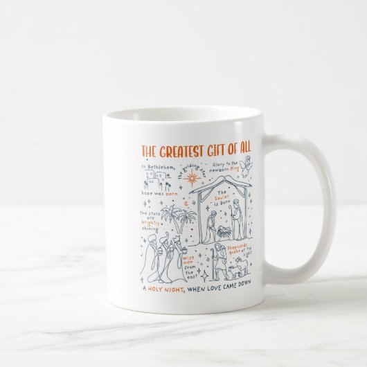 Mug Greatest Gift Of All Christmas Birth Of Jesus Reli (Droite)
