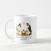Mug Greatest Gift Of All Nativity Scene Christian Chri (Gauche)