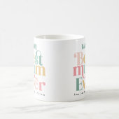 Mug Greatest Mum multi photo élégant (Centre)