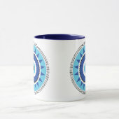 Mug Grec Mal Eye Bleu (Centre)