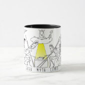 Mug Grec Myth Comix : la mule du logo (Centre)