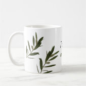 Mug Grec Yiayia Grandmère grecque Branches d'olivier (Gauche)