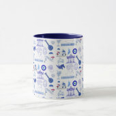 Mug Grèce Bleu et Blanc (Centre)