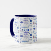 Mug Grèce Bleu et Blanc (Devant gauche)