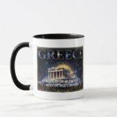 Mug Grèce Cosmique Temple Ancien Art Céleste (Gauche)